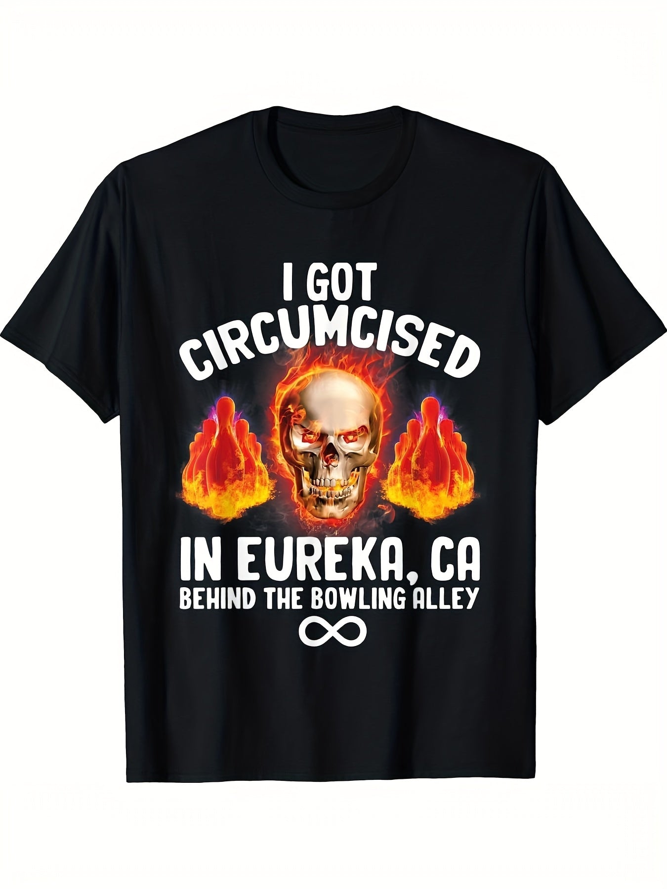 Circumcised Bowling Oddly Specific Humor Weird Funny Meme T-Shirt - 220g Circumcised Bowling Oddly Specific Humor Weird Funny Meme T-Shirt - 220g